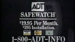 ADT ®  Were Home Even When Youre Not ® 203 Spot 1989 [upl. by Bouton]