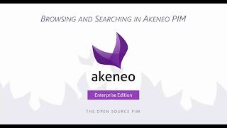 🇬🇧 Akeneo PIM  Viewing and Searching Products [upl. by Kcirdes]