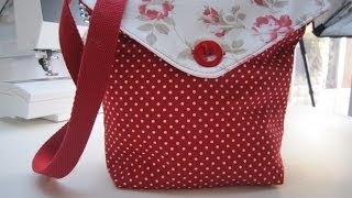 Reversible messenger bag tutorial by Debbie Shore [upl. by Leggat]