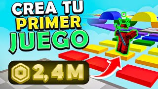 Cómo hacer tu PRIMER juego Roblox en 2024 Hacer Robux [upl. by Bergren]