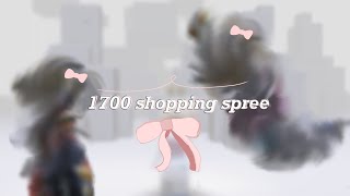 1700 robux shopping spree 💗  first video [upl. by Rahman]