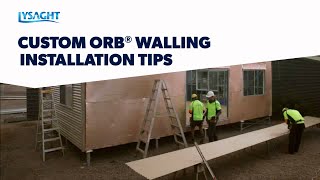 Using LYSAGHT CUSTOM ORB® as a wall cladding [upl. by Bordy]