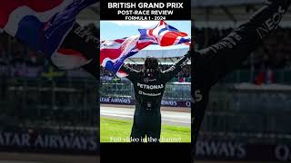 2024 British GP Race Report Highlights Analysis and Results [upl. by Eira]