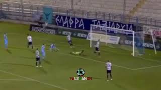 Hilal ElHelwe  First Goal in the Greek Super League [upl. by Mallon]