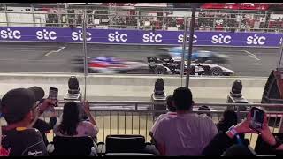 Formula 2 Crash Saudi Arabia 2021 f1 f2 crash fittipaldi pourchaire [upl. by Barbabra]