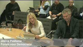 Hogere parkeerkosten stop het antiautobeleid  Jelena Postuma FVD [upl. by Mazman]