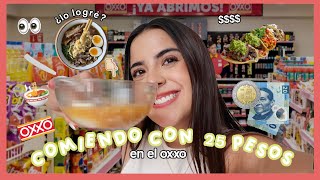 comiendo con 25 pesos en el oxxo 1 dólar 🍽🌭 [upl. by Hanleigh]