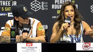 Raquel Pennington vs Julianna Pena Press Conference Highlights UFC 307 [upl. by Vito]