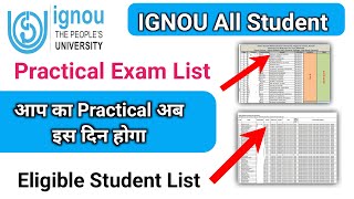 IGNOU Practical Exam 2024  IGNOU BLIS Practical Exam  IGNOU Update [upl. by Rramahs218]