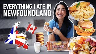 Everything I Ate In Newfoundland “All In” In Canada amp Newfie Food Reviews [upl. by Munster674]