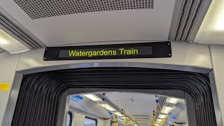 Watergardens Service Metro Announcements Siemens Upgraded [upl. by Nailliw]