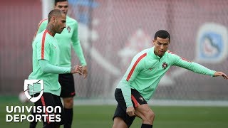 Portugal llega tocado a la semifinal frente a Chile dos bajas y una duda [upl. by Jolynn]