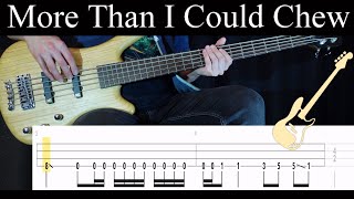 More Than I Could Chew Mastodon  BASS ONLY Bass Cover With Tabs [upl. by Philana412]