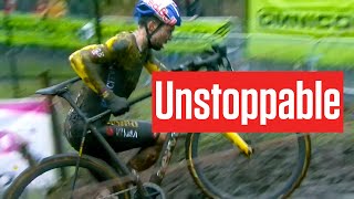 Wout Van Aert Starts With BANG Winning Exact Cross Essen 2023 [upl. by Rance431]