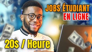 6 meilleurs JOBS ÉTUDIANT EN LIGNE pour ne plus dépendre des parents [upl. by Lothario]