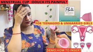 How To Use Menstrual Cup With DemoStep By StepSafe For Teenagers amp Unmarried Girls [upl. by Llib]