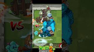 Frost Bonnet vs Blaze Leaf vs Team Zombie  PvZ2 plantsvszombies2 [upl. by Warenne]