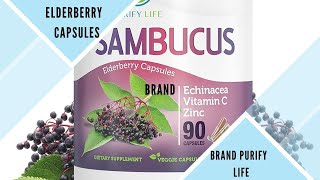 elderberry capsules  sambucus elderberry capsules with zinc amp vitamin c [upl. by Naol760]