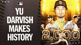 2000 CAREER MLB STRIKEOUTS FOR YU DARVISH 👏  ダルビッシュ有ハイライト [upl. by Perrine]