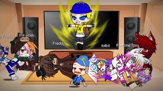 Gacha club fnaf react to SML Movie Five Nights At Freddy’s 2 [upl. by Nirot]