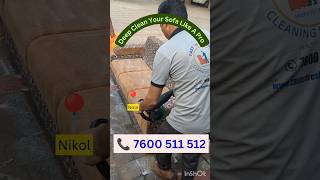 Deep Clean Your Sofa Like A Pro service in Ahmedabad And Gandhinagar City trending viral shorts [upl. by Ehgit]