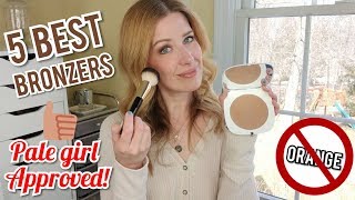 5 BRONZERS FOR FAIR TO LIGHT SKIN THAT ARENT ORANGE [upl. by Kathi]