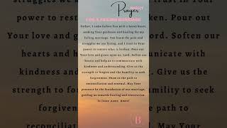 Reviving Love A Powerful Prayer for Restoring a Failing Marriage prayer [upl. by Otrebilif519]