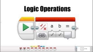 EV3 Programming Logic Operations Block [upl. by Alema]