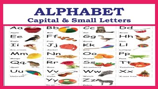 How To Read English Alphabets Capital And Small Letters For Kids Capital And Small Letters [upl. by Aufa]