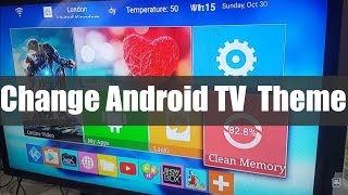 How to Change your Android TV Homescreen Theme [upl. by Eelra]