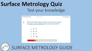 Quiz on profilometry [upl. by Nyladnek]