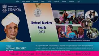 How to apply National Teachers awards 2024 [upl. by Yentirb]