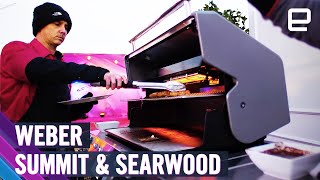 Weber Grills Summit amp Searwood first look at CES 2024 [upl. by Fielding]