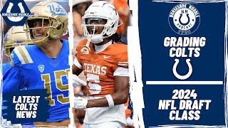 Indianapolis Colts Grading amp Reacting to 2024 NFL Draft Class  Horseshoe Huddle Podcast [upl. by Bisset]