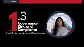 Lesson 13 CompTIA SecurityX Security Program Management [upl. by Hayley151]