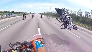 Hectic Motorcycle Crashes amp Crazy Moto Moments 2018 Ep 147 [upl. by Anyl]