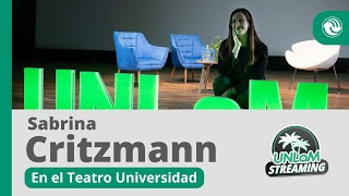 UNLaM Streaming  Sabrina Critzmann en el Teatro Universidad [upl. by Afinom]