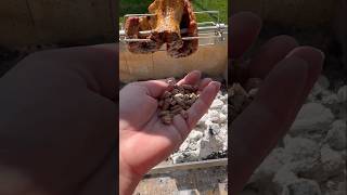 Open Fire Grilling Tips Adding pellets gives you that kiss of smoke we love OpenFire GrillingTips [upl. by Namzaj]