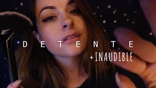 ASMR FRANCAIS ⚪️ LAYERED  avec que de linaudible  chuchotement face touching brushing [upl. by Riley]