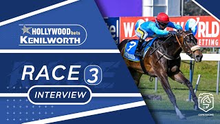 20240424 Hollywoodbets Kenilworth interview Race 3 won by DAIMYO [upl. by Atiuqnahs]