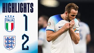 Italy 12 England  Kane Becomes Englands Record AllTime Goal Scorer  Highlights [upl. by Sundin7]