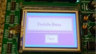 Touch Screen GLCD Demo amp A to D Converter with GLCD Display 128 x 64 [upl. by Hendry736]