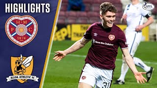 Heart of Midlothian 60 Alloa Athletic  Hearts Secure Championship Title  Scottish Championship [upl. by Ime]