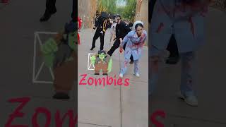 Zombie in the town  Short Zombie Movies shorts movies zombie [upl. by Olaf]