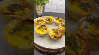 Einfache Käse 🧀 Schinken Muffins food ketos lowcarb ketomom [upl. by Ziagos166]