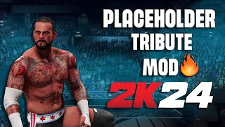 HOW TO ADD CHARACTERS GFX amp RENDERS PLACEHOLDER MOD ⏐ WWE 2K24 MODS [upl. by Norm]