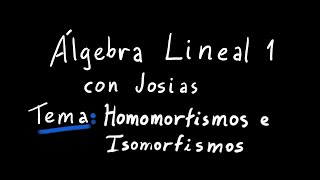 Homomorfismos e Isomorfismos [upl. by Rosalie280]