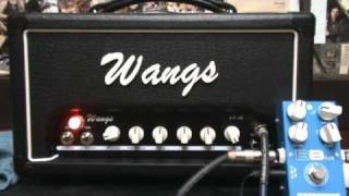 WANGS VT15 ALL TUBE HEAD AMP DRIVE SOUND DEMO BY CHATREEO [upl. by Inna]