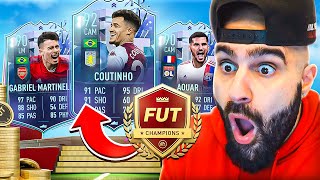 I Spent 8 Mil On 92 Coutinho 90 Aouar 92 Saint For Fut Champs FIFA 22 Ultimate Team [upl. by Aynnat321]