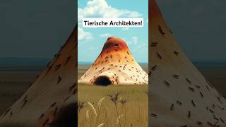 Tierische Architekten tiere shorts facts fakten newvideo wildlife wissen animalfacts [upl. by Kentigera]